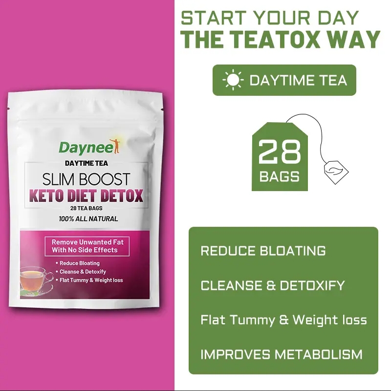 Эффективный чай для похудения Slim Boost Keto diet detox Daytime tea