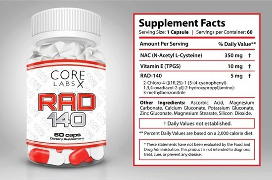 RAD-140 (60 caps*5 mg) Core Labs