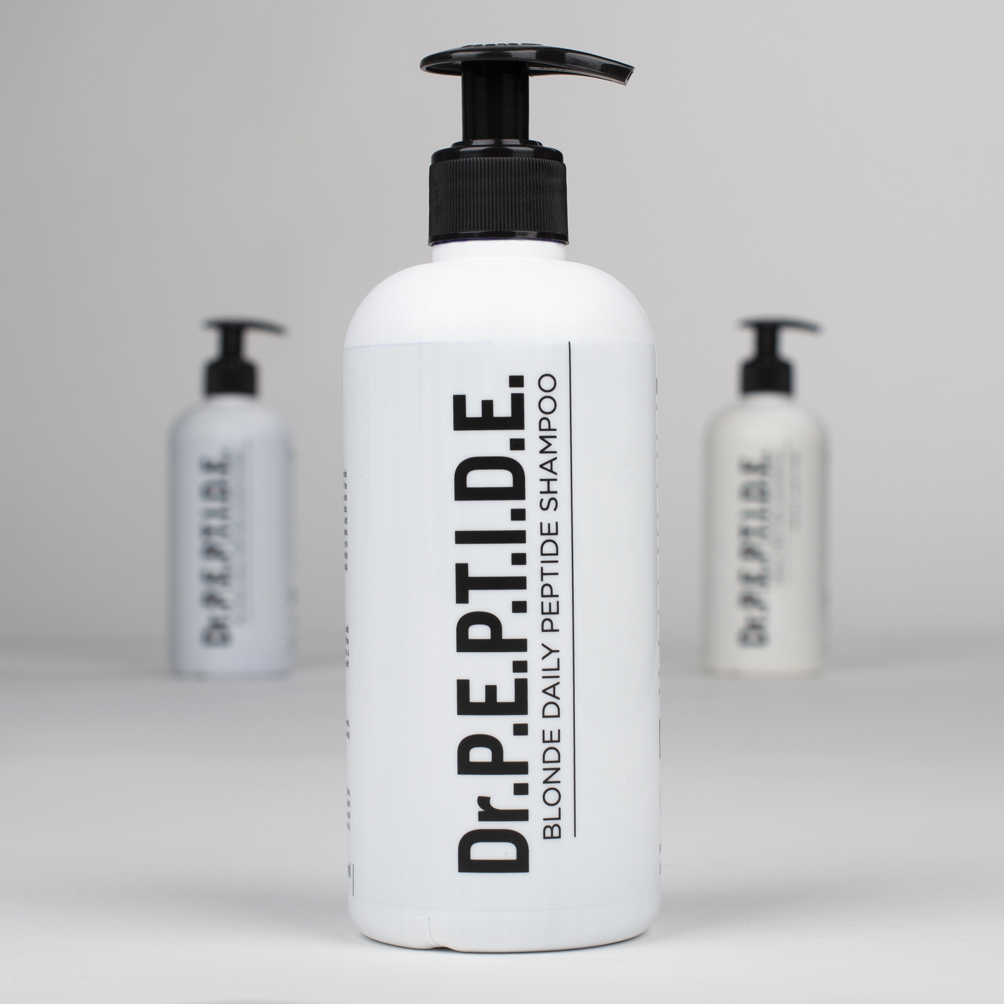 Тонуючий шампунь для світлого волосся з пептидами Blonde Daily Peptide Shampoo Dr.P.E.P.T.I.D.E.